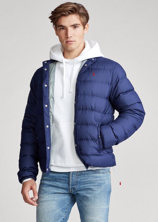 Polo Ralph Lauren Quilted Dunjakke Herre Danmark (DRVKU0862)